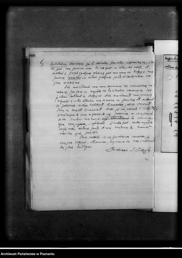 Obraz 9 z jednostki "Belgia - Komitet Pomocy Polakom w Belgii - sprawozdania i korespondencja."