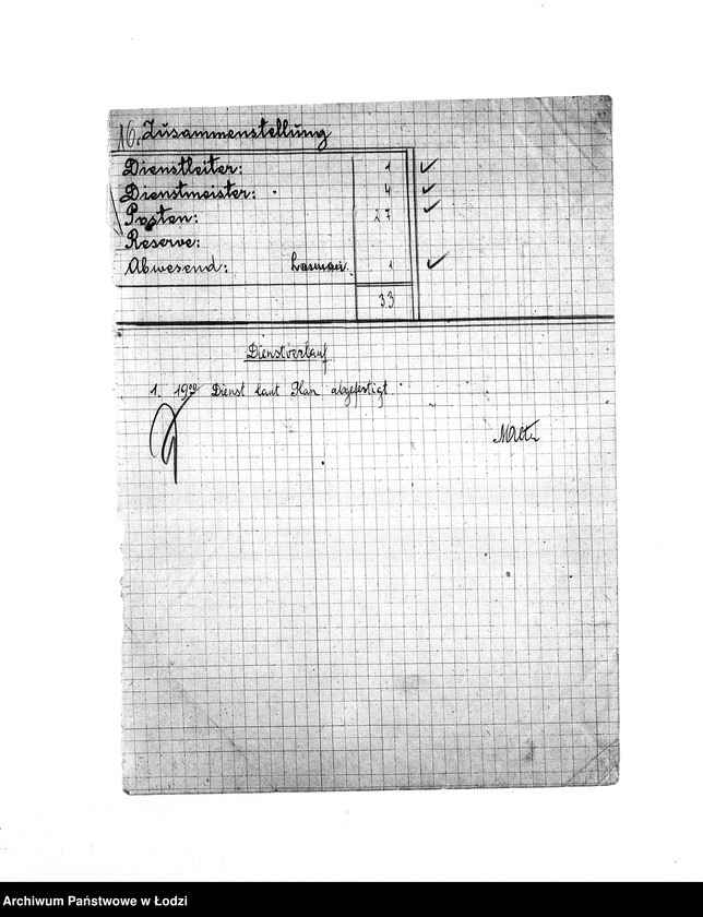 Obraz 19 z jednostki "[Imienne wykazy służby nocnej milicjantów]"
