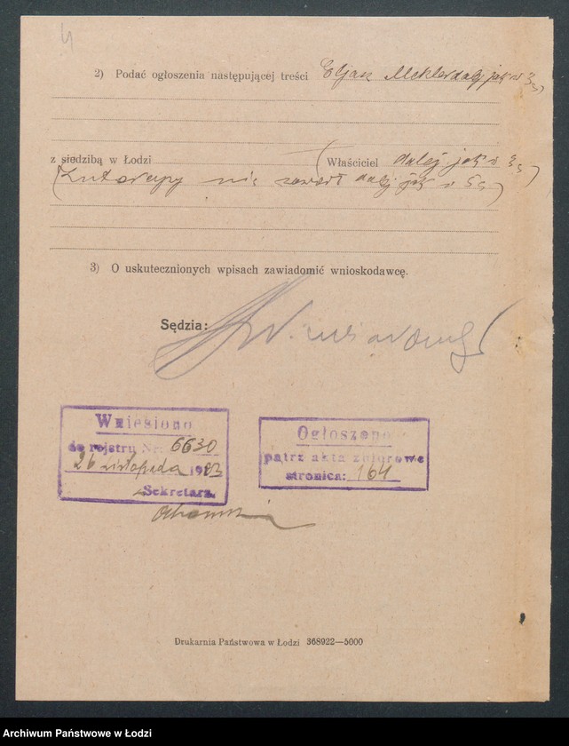 Obraz 6 z jednostki "Eljasz Mekler- kupno i sprzedaż manufaktury"