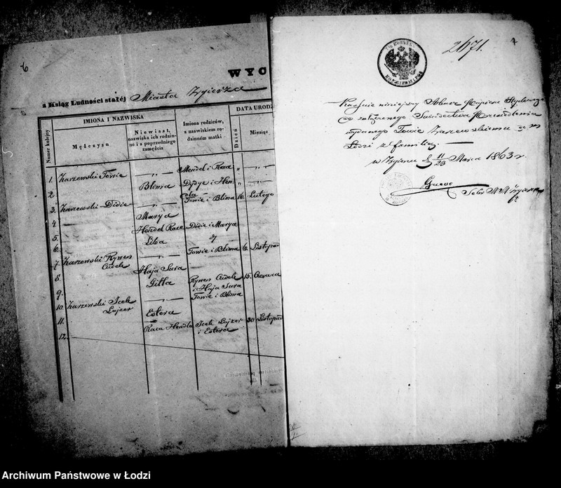 Obraz 10 z jednostki "Akta w przedmiocie przesiedleńców"