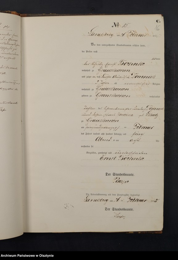 image.from.unit.number "Sterbe-Neben-Register Nr 1 - 64"