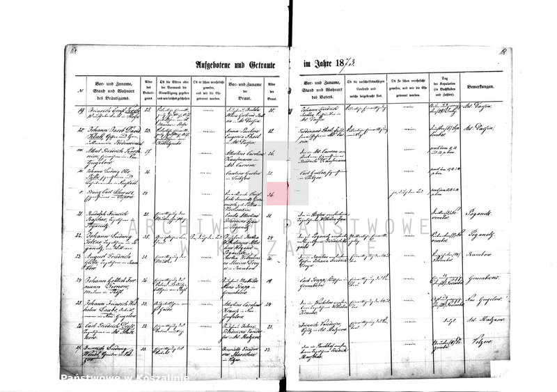 Obraz 15 z jednostki "[Księga metrykalna małżeństw z lat 1871-1936]"