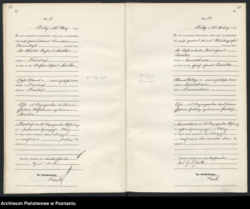 Obraz 20 z jednostki "Księga miejscowa zgonów [Rejestr główny zgonów]"