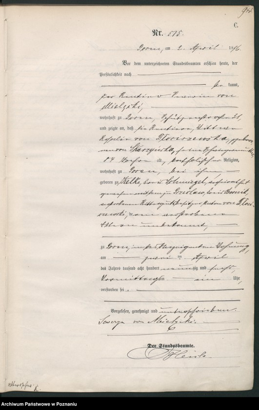 Obraz 12 z jednostki "Księga zgonów t. II"