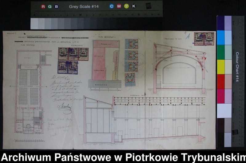 Obraz 12 z kolekcji "Piotrkowskie kinoteatry sprzed wieku w dokumencie archiwalnym"