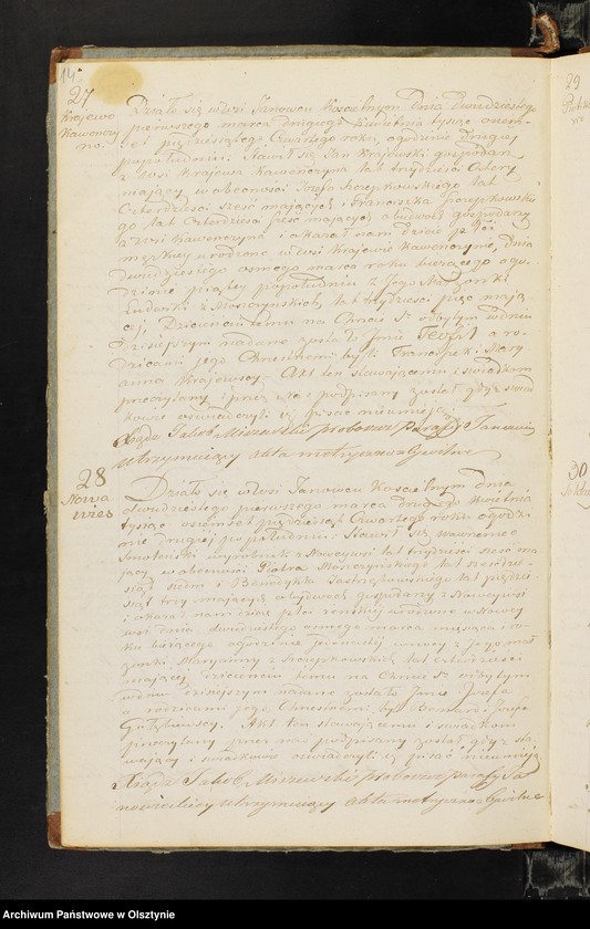 image.from.unit.number "Duplikat Parafii Janowieckiej w Powiecie Mławskim Gubernii Płockiej na rok 1854"