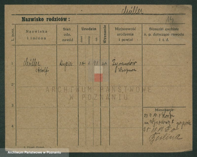 Obraz 16 z jednostki "Müller (żonaci i wdowy)"