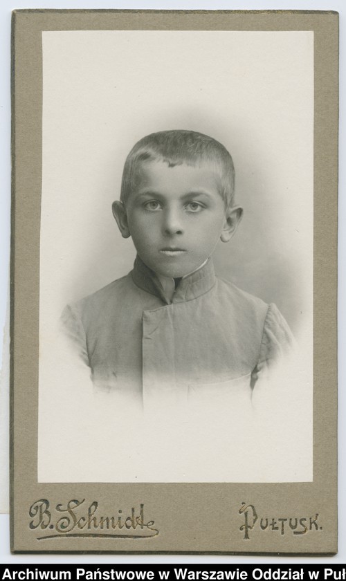 Obraz 6 z kolekcji "Chłopcy w niebieskich mundurkach... - uczniowie pułtuskiego Gimnazjum z okresu I wojny światowej"