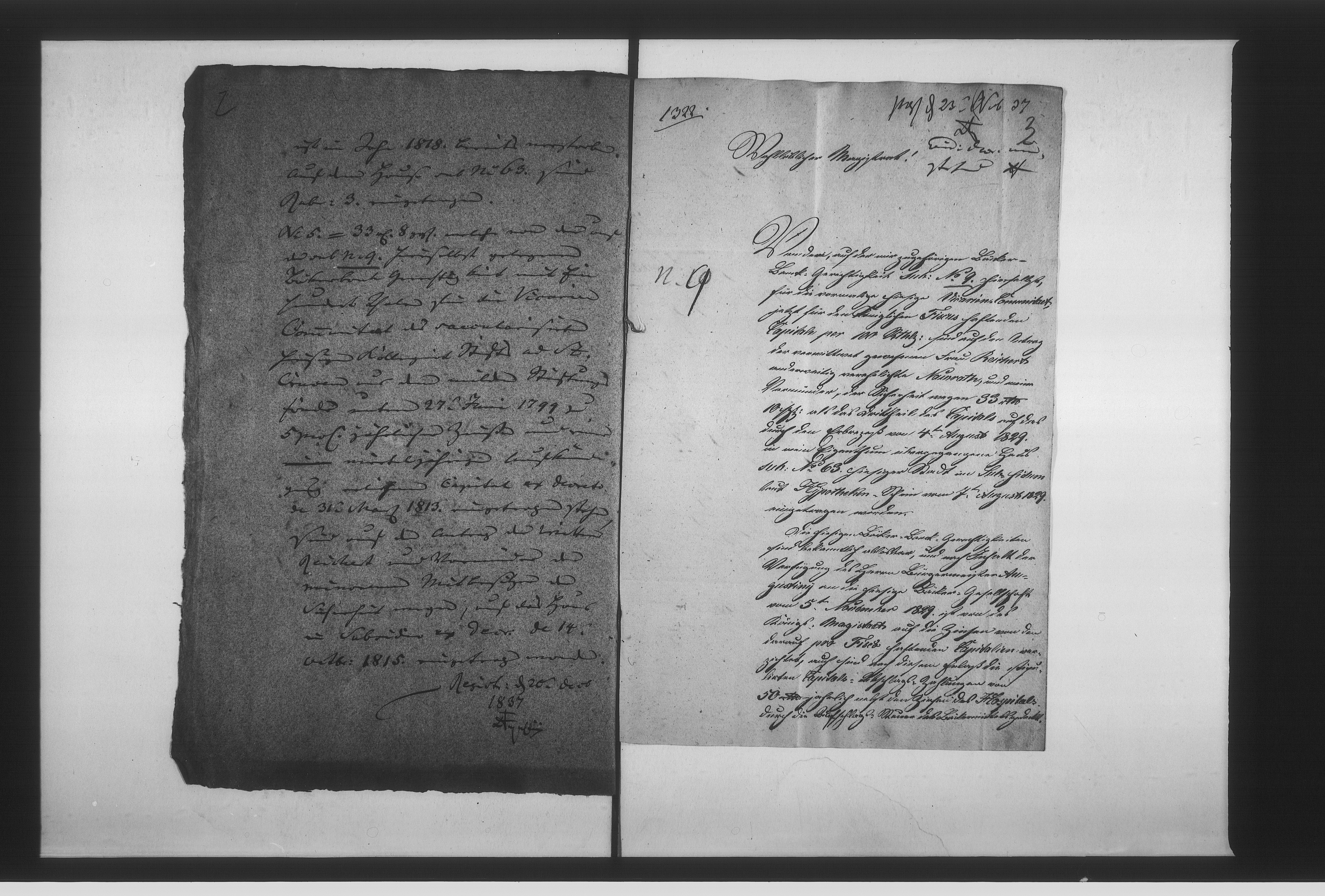 Obraz 7 z jednostki "Acta des Magistrats zu Oppeln betreffend: die Ablösung der Bäckerbankgerechtigkeit der Adalbert Reichertschen Erben sub Nro 9"