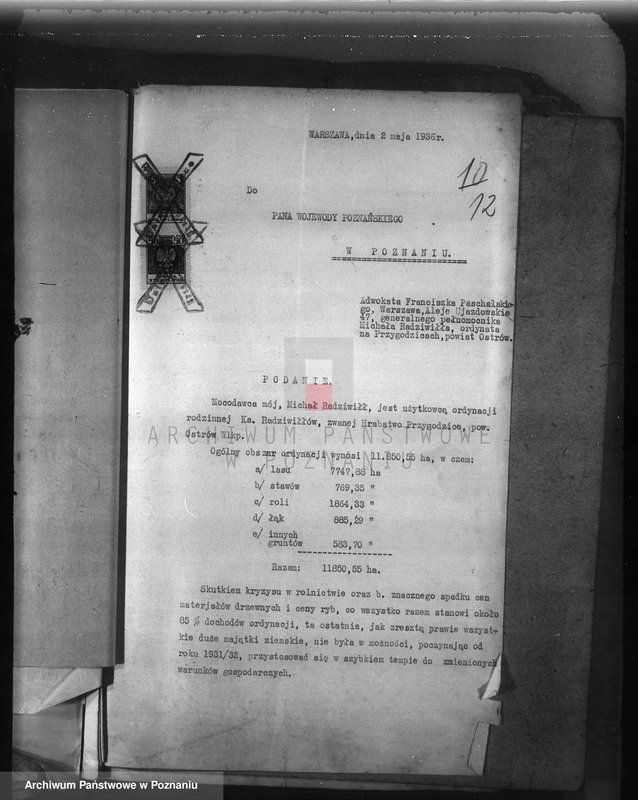 Obraz 16 z jednostki "Majętność /leśna/ Przygodzice w powiecie ostrowskim"