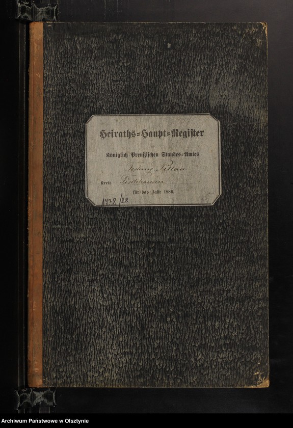image.from.unit.number "Heiraths-Haupt-Register Nr 1"