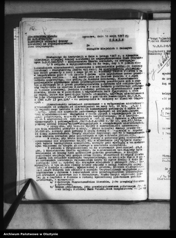 image.from.unit.number "Zarządzenia i okólniki wydziałów Budżetowo- Gospodarczego i Wojskowego"