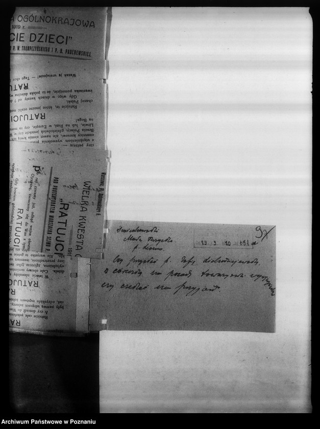 Obraz 10 z jednostki "Korespondencja dotycząca uchodźców."