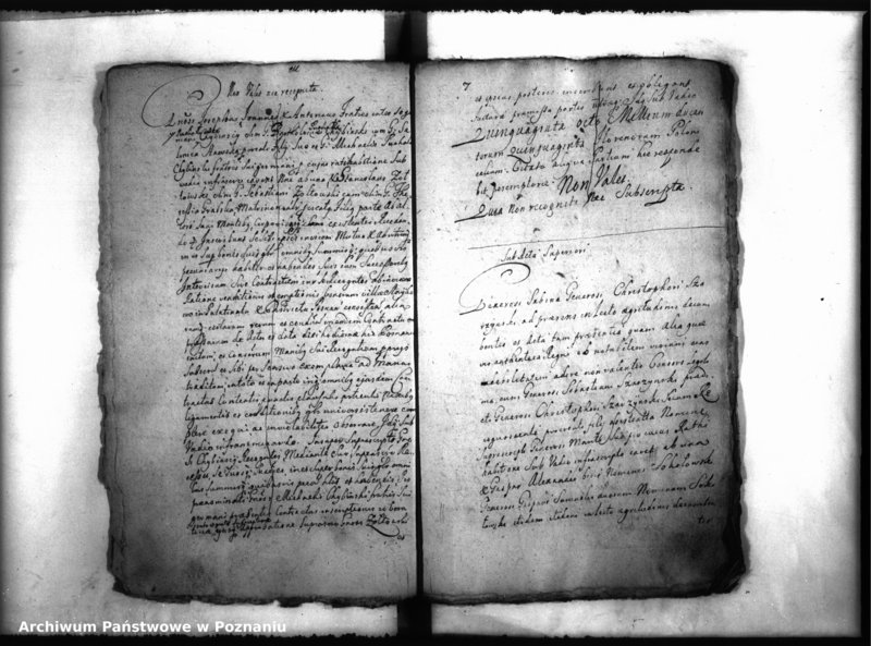 Obraz 11 z jednostki "Inscriptiones, resignationes [protocollon]"