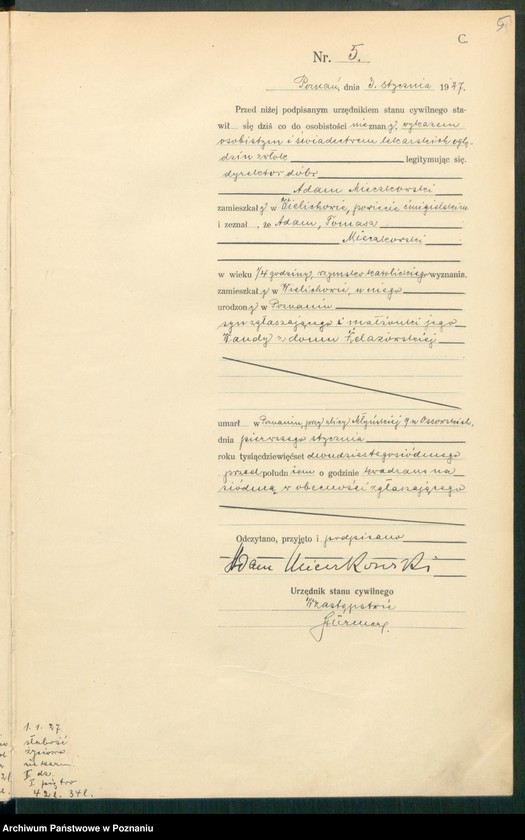 image.from.unit.number "Księga miejscowa zgonów tom I [Rejestr główny zgonów]"