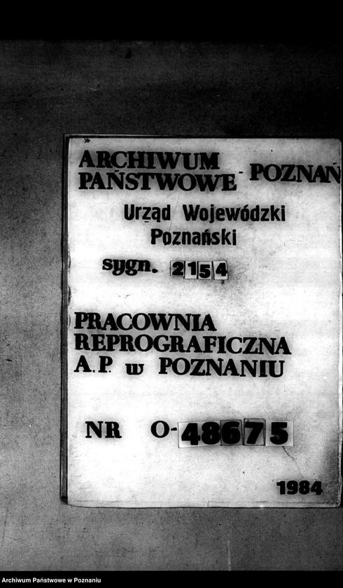 Obraz 1 z jednostki "Przymusowy wykup majątku Goraj powiatu Czarnków"