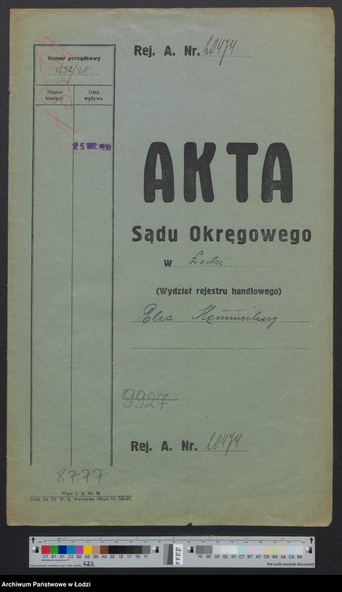 Obraz 2 z jednostki "Elza Hemmerling – sklep rzeźniczy"