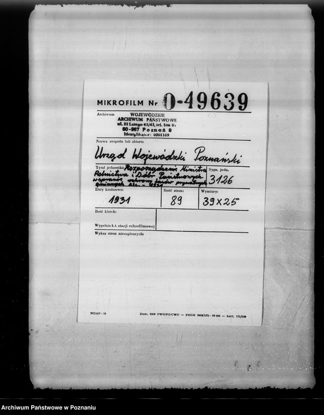 Obraz 2 z jednostki "Rozporządzenie Ministra Rolnictwa i Dóbr Państwowych w sprawie ochrony lasów prywatnych, gminnych etc. - 1931"