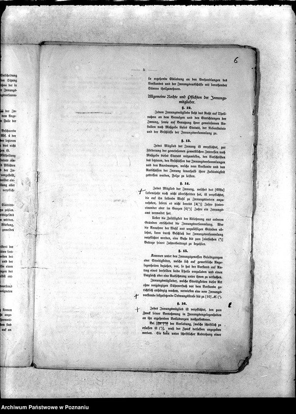 Obraz 9 z jednostki "Entwurf eines Innungs-Statuts auf Grund des Reichs-Gesetzes vom 18. Juli 1881"