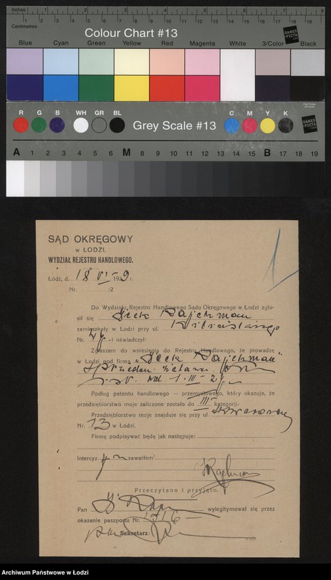 Obraz 3 z jednostki "Icek Rajchman – sprzedaż żelaza"