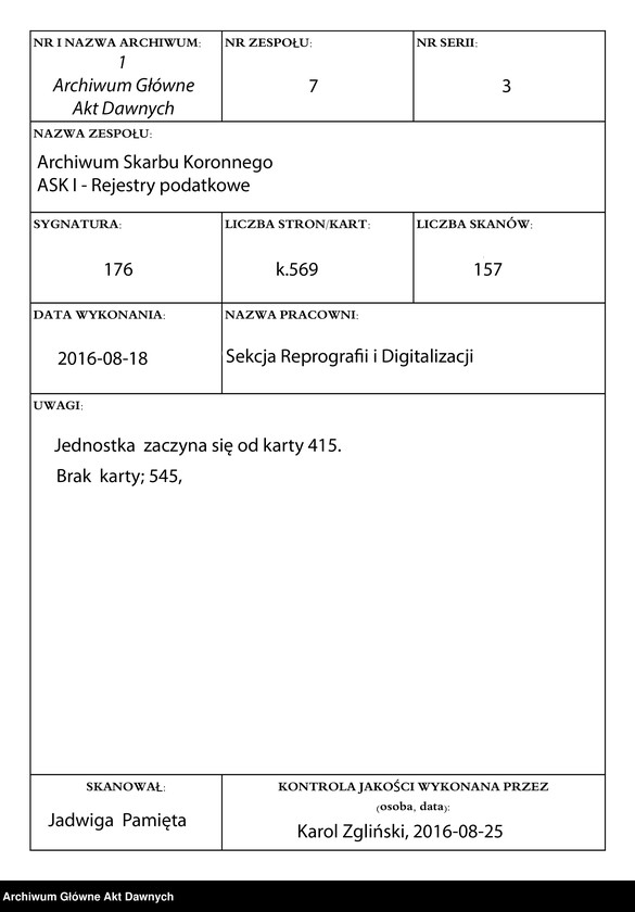 image.from.unit.number "Rachunki dotyczące rozmaitych dochodów publicznych oraz wydatki z lat 1598-1616 przedłożone na sejmie do zatwierdzenia."