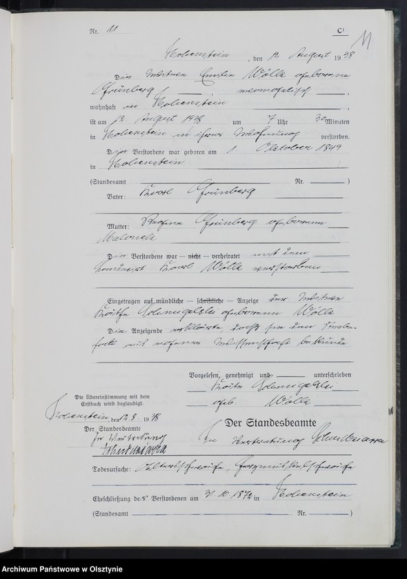 image.from.unit.number "Sterbe-Zweitbuch Tom II,Nr 1 - 38"