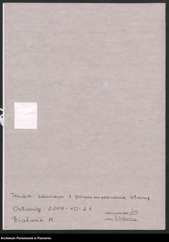 image.from.unit.number "Akta zbiorowe rejestracji stanu cywilnego do księgi urodzeń z roku 1899"