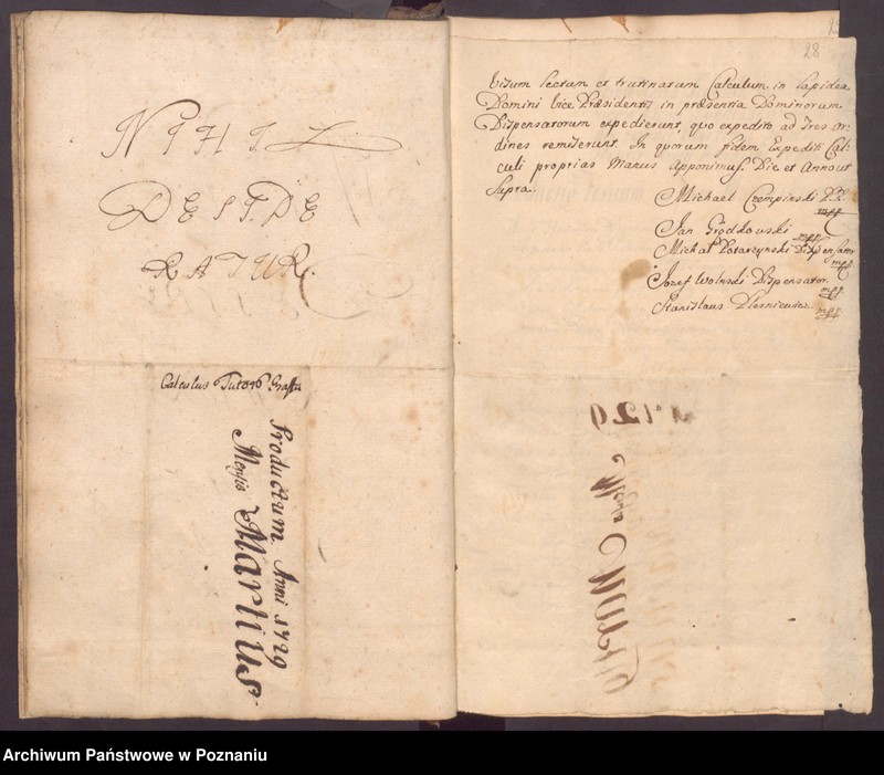 Obraz 14 z jednostki "Liber actorum officii consularis civitatis Posnaniae."