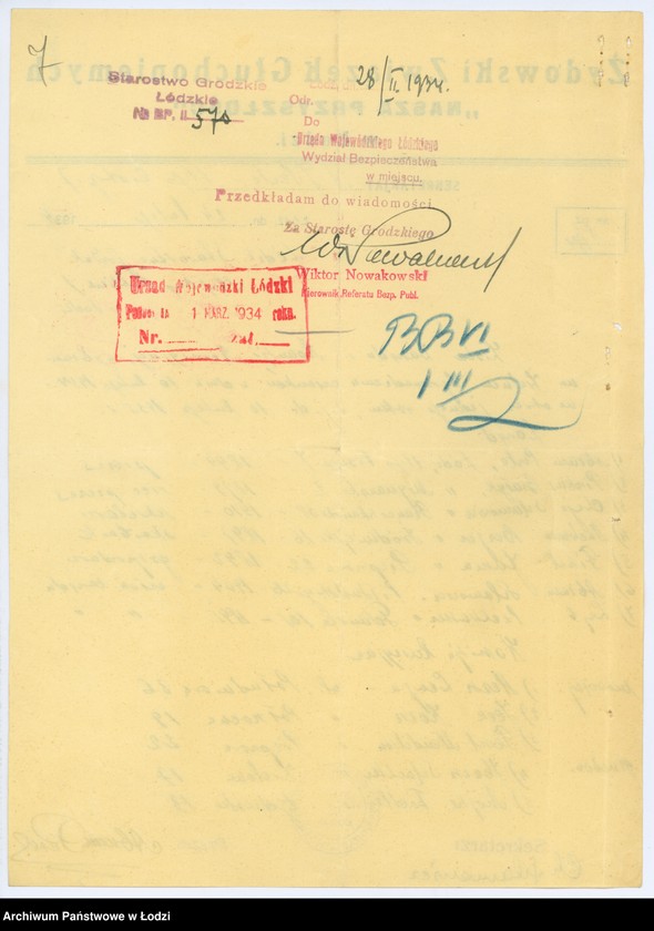 Obraz 10 z jednostki "Żydowski Związek Głuchoniemych "Nasza Przyszłość" w Łodzi"