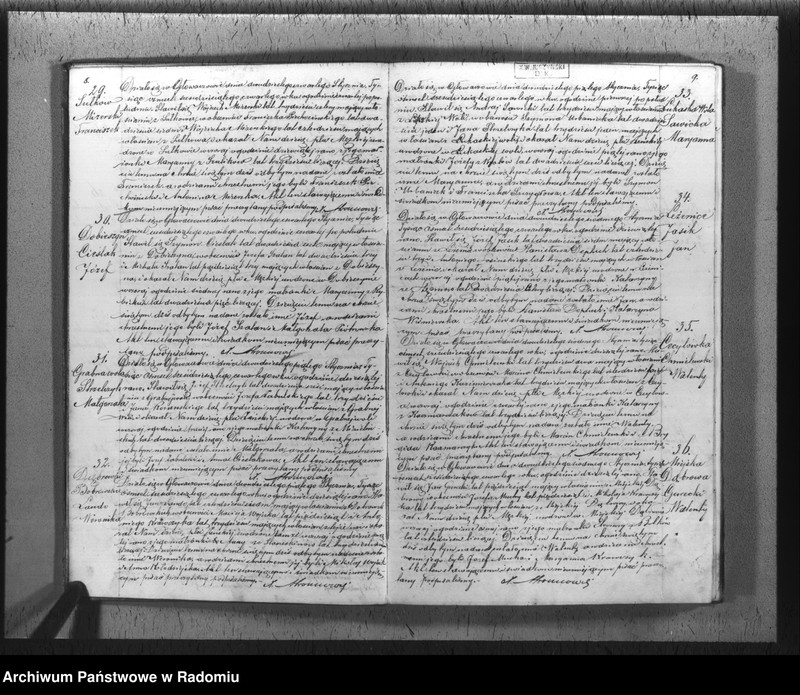 image.from.unit.number "[Duplikat akt urodzeń, małżeństw i zgonów parafii rzym.-kat. Głowaczów 1864 r.]"