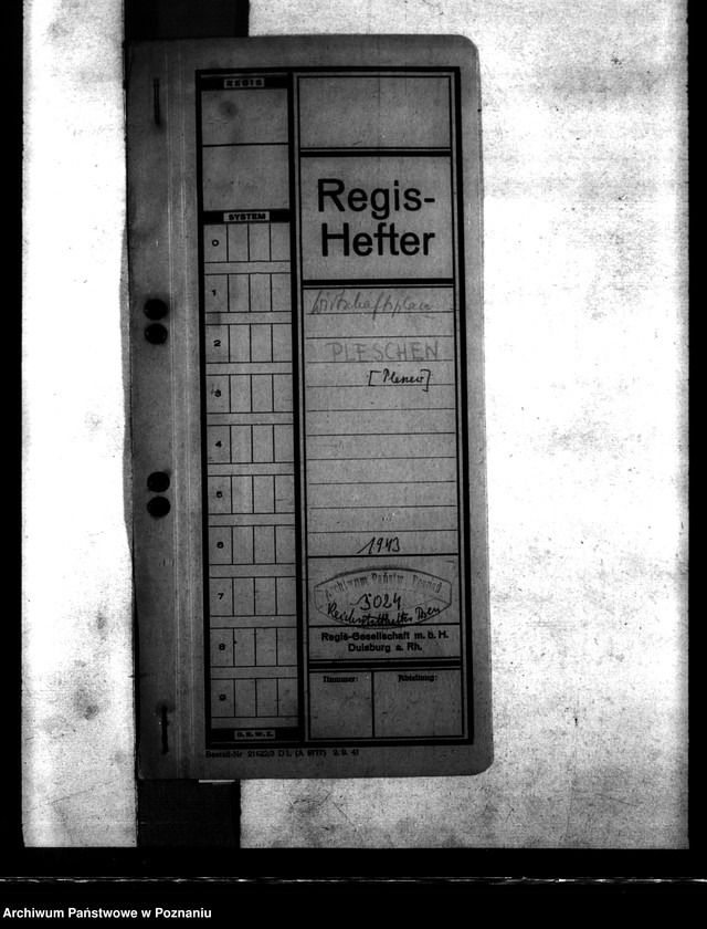 Obraz 4 z jednostki "Wirtschaftsplan Pleschen (Pleszew)"