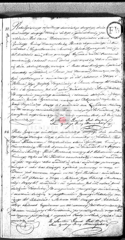 image.from.unit.number "Akta Urodzonych Gminy Krasnopolskiey R-ku 1822. Powiat Seyneński Województwa Augstowskiego."