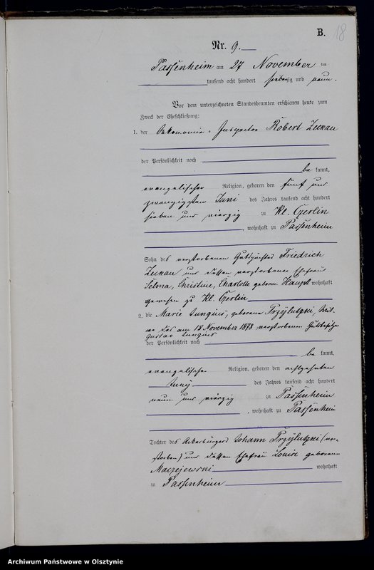 image.from.unit.number "Heiraths-Haupt-Register Nr 1 - 11"
