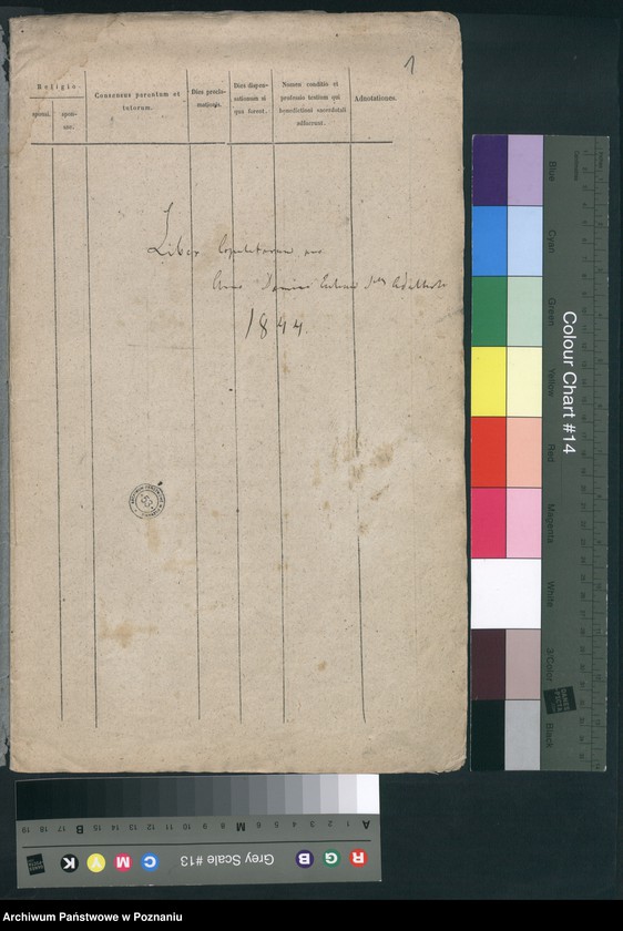 Obraz 3 z jednostki "Księga małżeństw"