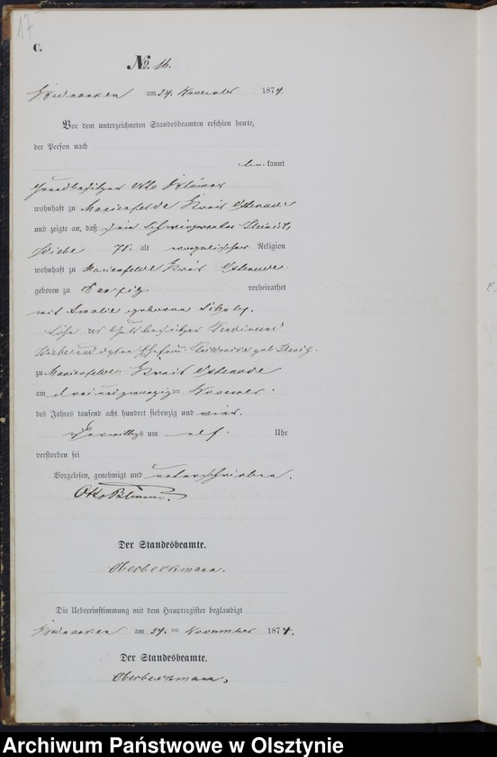 image.from.unit.number "Sterbe-Neben-Register Nr 1 - 28"