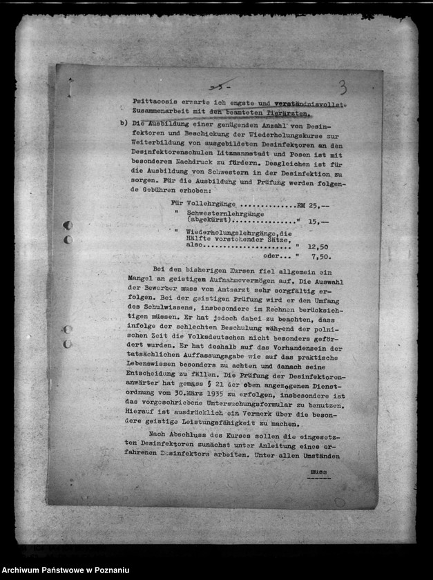 Obraz 7 z jednostki "Aufgaben des Gesundheitsdienstes. Robert- Koch- Woche. Haftpflichtversicherung der Tierärzte. Landwirtschaftsschulen. - Hundehaltung. Tagung der Schweinezüchter."
