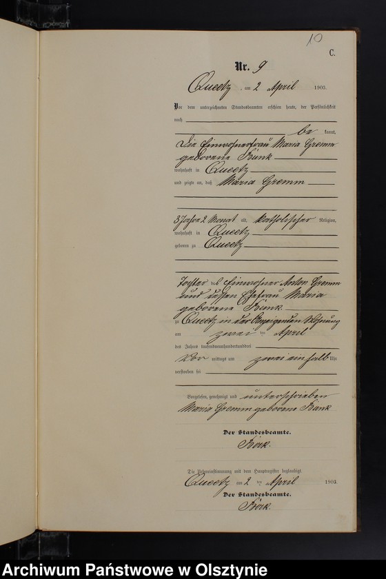 image.from.unit.number "Sterbe-Neben-Register Nr 1 - 24"