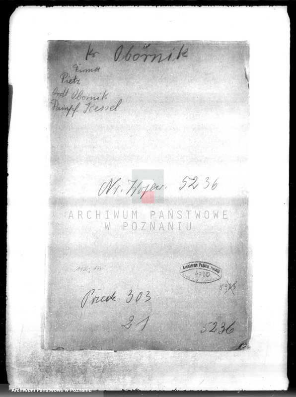 Obraz 4 z jednostki "Gospodarstwo rolne w Goraju pow. czarnkowski własność hr Hochberg później warsztat ślusarski P. Pietza w Obornikach nr woj. kotła 5236"