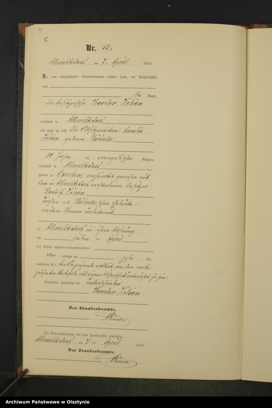 image.from.unit.number "Sterbe-Neben-Register Nr 1 - 32"