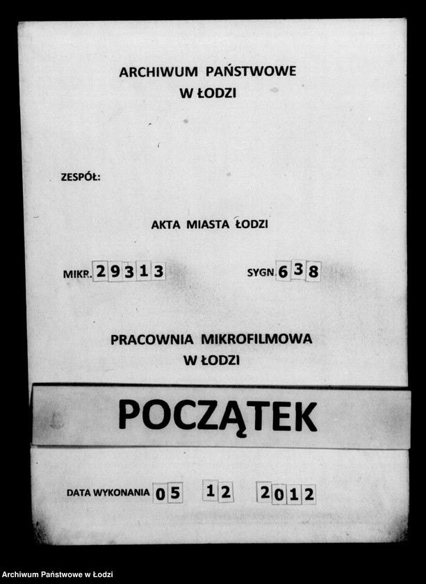 Obraz 1 z jednostki "Akta tyczące się zakazu gry w loterię prywatną"