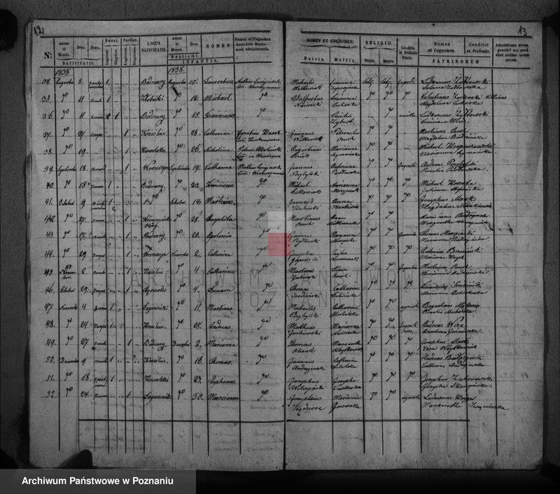 Obraz 9 z jednostki "Duplikat baptisatorum"