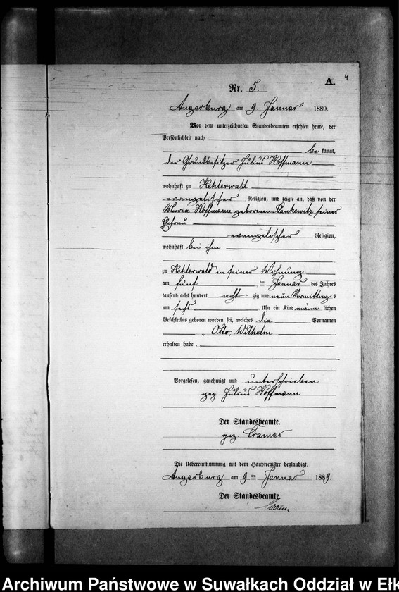 image.from.unit.number "Geburts-Neben-Register des Preussischen Standes-Amtes Kehlen Kreis Angerburg"