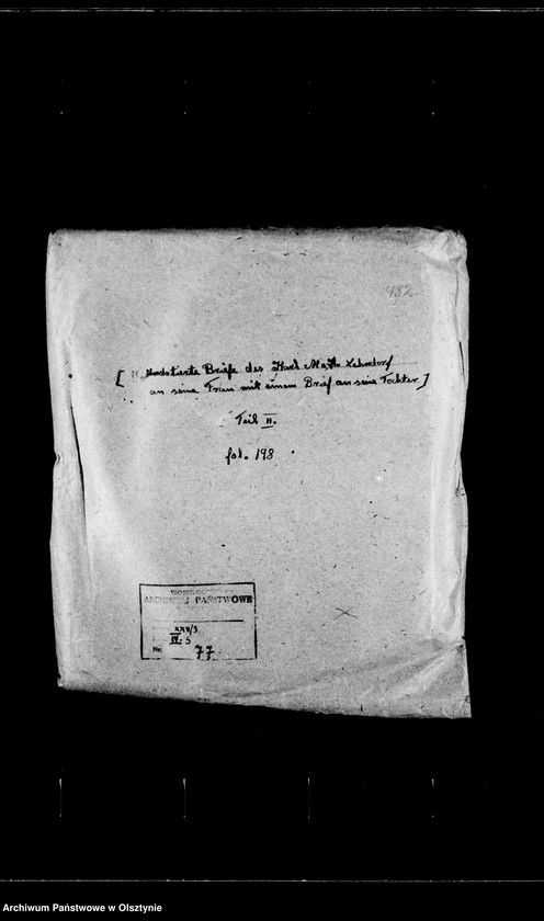 image.from.unit.number "/Undatierte Briefe des Karl Meinhard Heinrich Gf. Lehndorff an seinen Frau Anna, Teil II/"