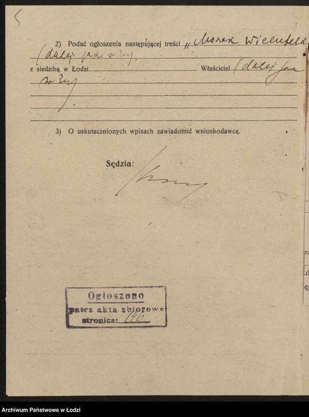 Obraz 7 z jednostki "Moszek Wicenfeld- sprzedaż pończoch"