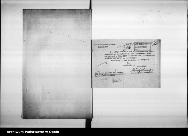 Obraz 8 z jednostki "Reichstags - und Landtags - Wahl 20 Mai 1928"