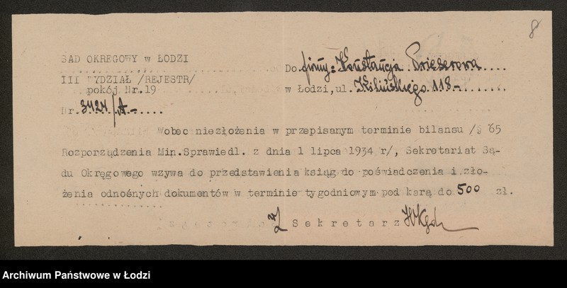 Obraz 10 z jednostki "Konstancja Prieserowa- sprzedaż resztek"