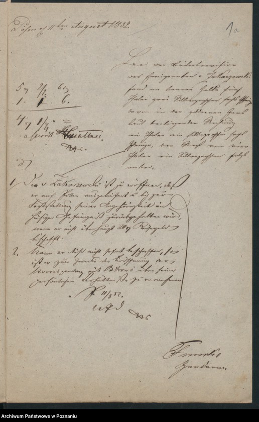 Obraz 5 z jednostki "A. betr. den polnischen Flüchtling Michael von Zakrzewski"