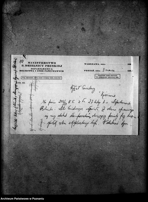 Obraz 14 z jednostki "Fabrykacja torfu - korespondencja"