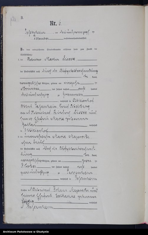 image.from.unit.number "Heirats-Haupt-Register Nr 1 - 6"
