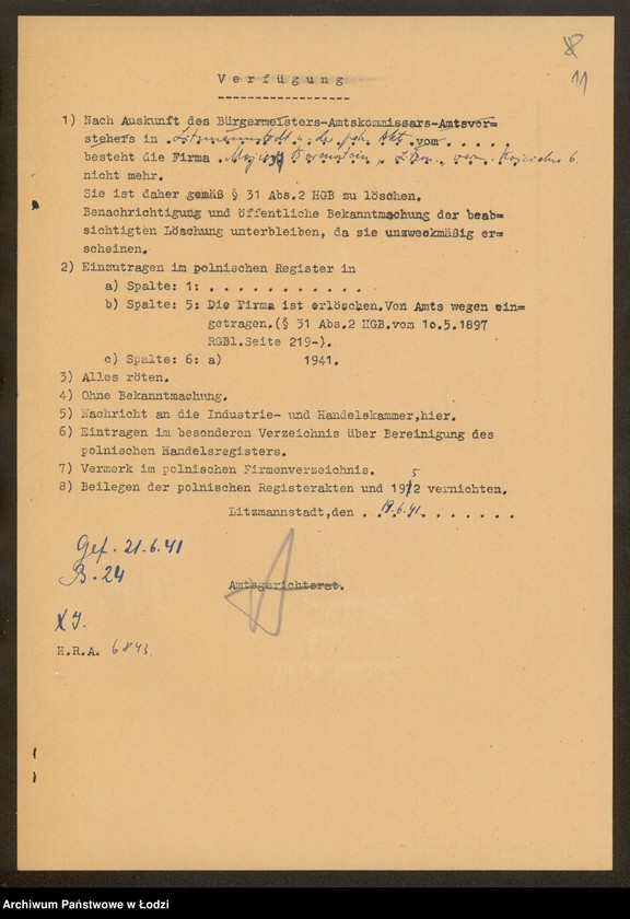 Obraz 13 z jednostki "Mojżesz Borensztajn – sprzedaż trykotów, haftów, koronek"